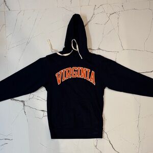 Virginia Hoodie in Navy and Orange